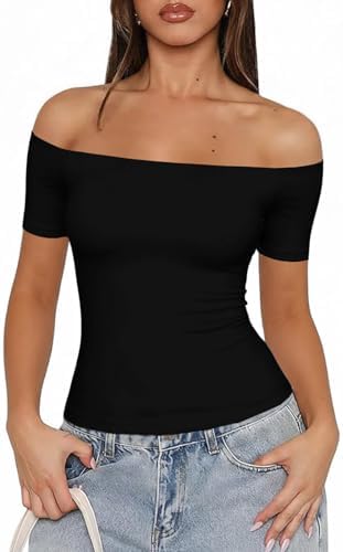 Trendy Queen Summer Off The Shoulder Tops for Women Going Out